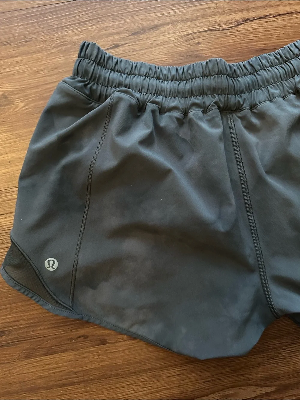 lululemon athletica Hotty Hot Shorts Gray Athletic Running Shorts